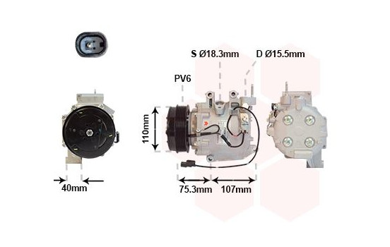 Compressor, air conditioning