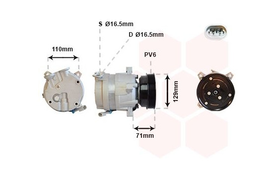 Compressor, air conditioning
