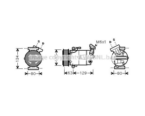 Compressor, air conditioning