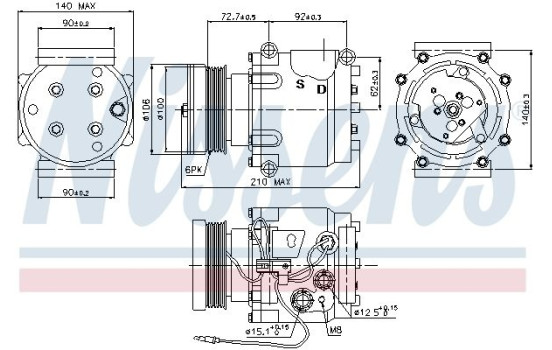 Compressor, air conditioning, Image 5