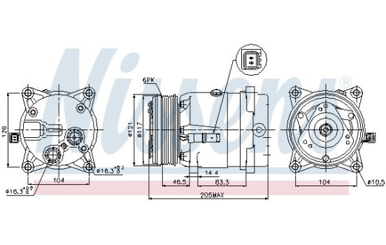 Compressor, air conditioning, Image 5