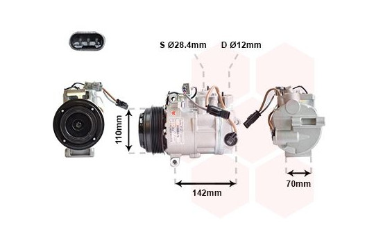 Compressor, air conditioning