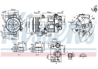Compressor, air conditioning