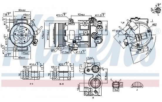 Compressor, air conditioning