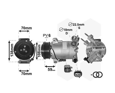 Compressor, air conditioning