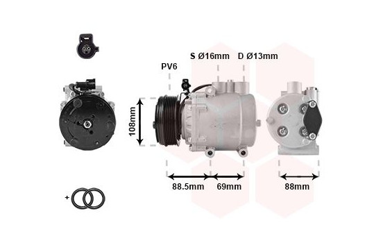 Compressor, air conditioning