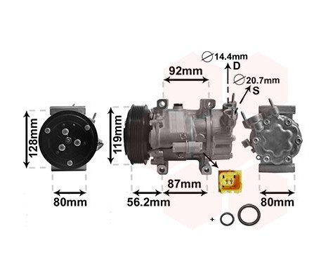 Compressor, air conditioning, Image 3