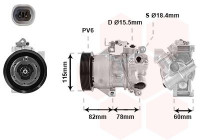 Compressor, air conditioning