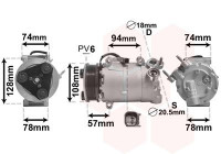 Compressor, air conditioning