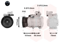 Compressor, air conditioning