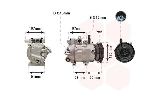 Compressor, air conditioning