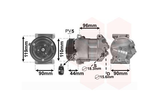 Compressor, air conditioning