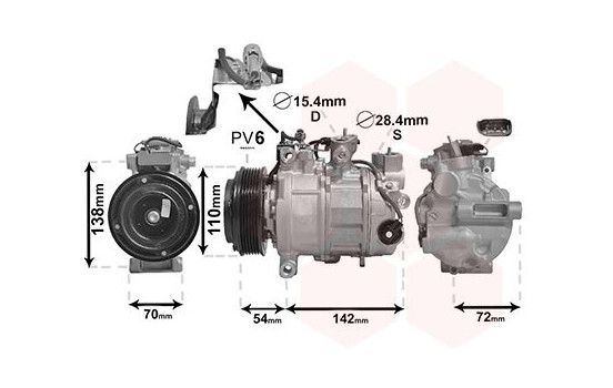 Compressor, air conditioning