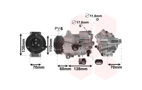 Compressor, air conditioning