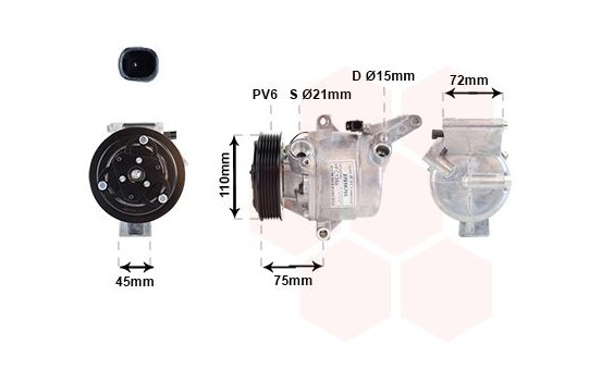 Compressor, air conditioning