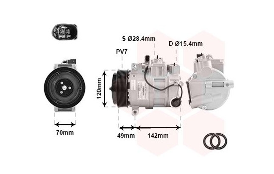 Compressor, air conditioning