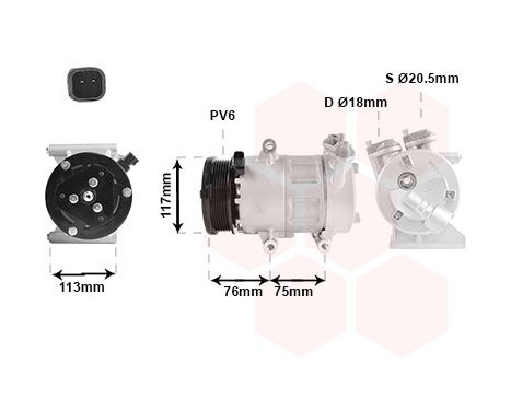 Compressor, air conditioning