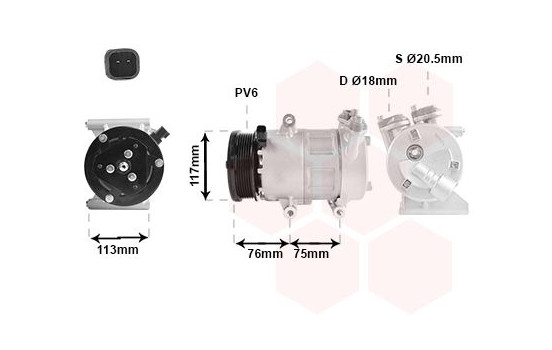 Compressor, air conditioning