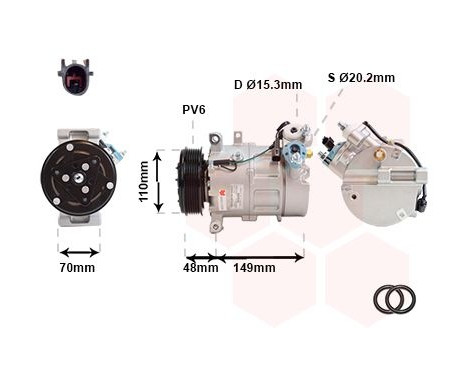 Compressor, air conditioning