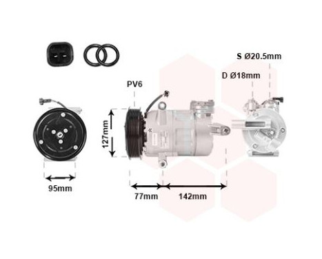 Compressor, air conditioning