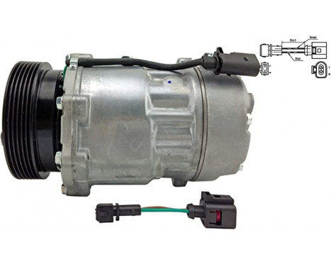 Compressor, air conditioning