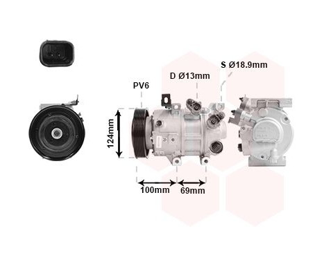 Compressor, air conditioning, Image 2