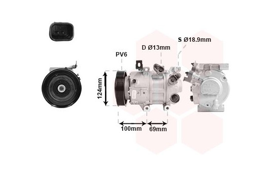 Compressor, air conditioning, Image 2