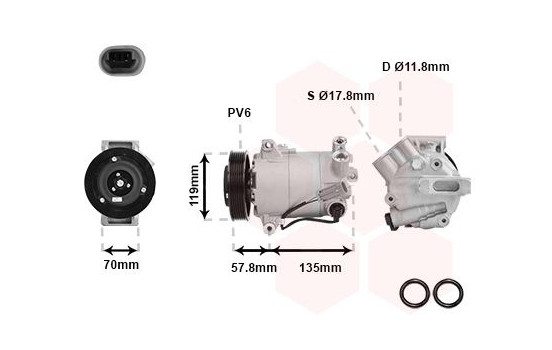 Compressor, air conditioning, Image 3