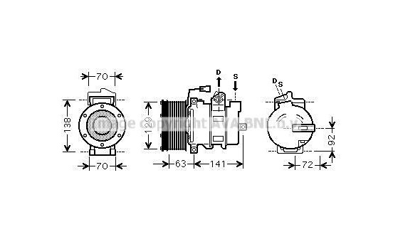 Compressor, air conditioning