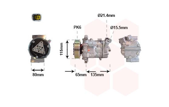 Compressor, air conditioning