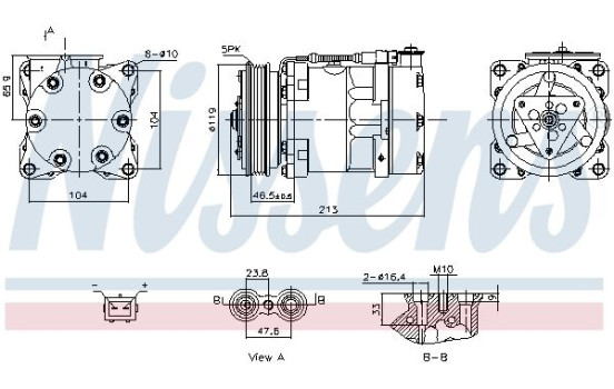 Compressor, air conditioning