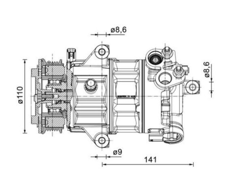 Compressor, air conditioning