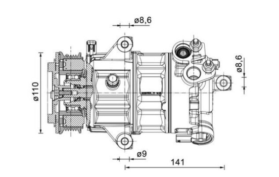 Compressor, air conditioning