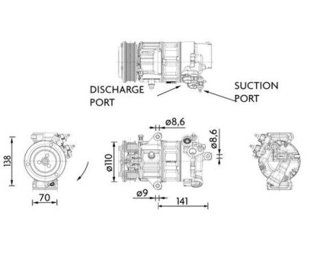 Compressor, air conditioning, Image 12