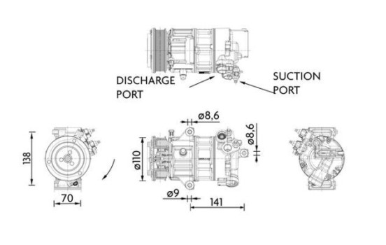 Compressor, air conditioning, Image 12