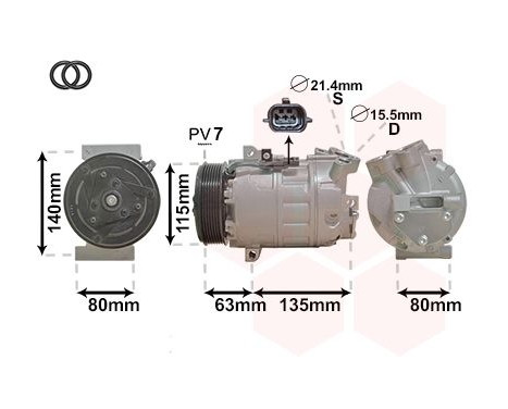 Compressor, air conditioning