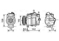 Compressor, air conditioning