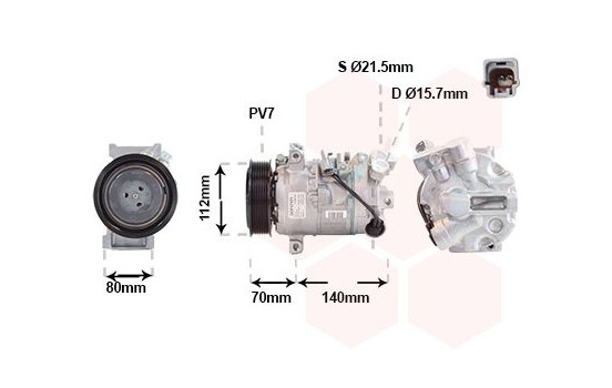 Compressor, air conditioning