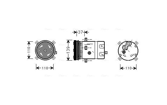 Compressor, air conditioning