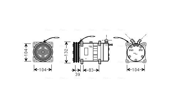 Compressor, air conditioning