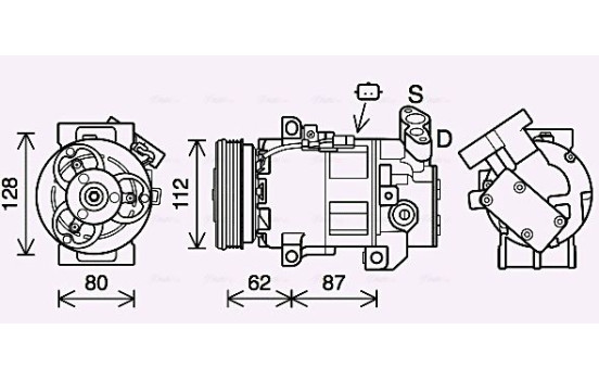 Compressor, air conditioning