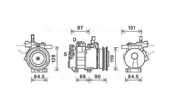 Compressor, air conditioning