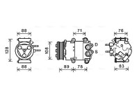 Compressor, air conditioning