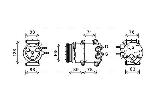 Compressor, air conditioning