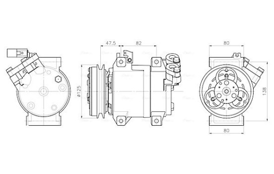 Compressor, air conditioning