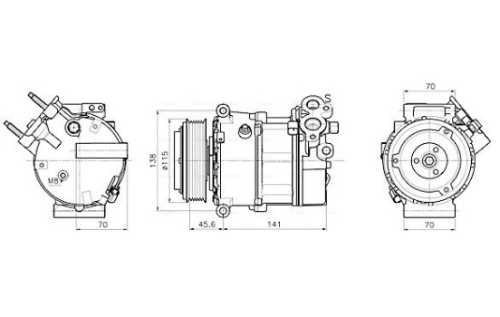 Compressor, air conditioning