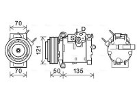 Compressor, air conditioning