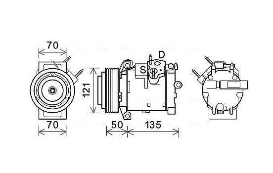 Compressor, air conditioning