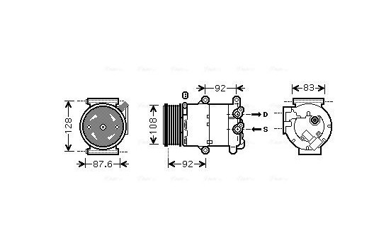 Compressor, air conditioning