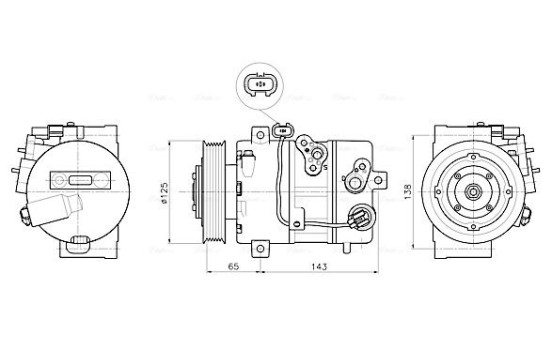 Compressor, air conditioning